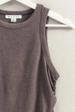 HYFVE Mineral Wash Rib Knit Tank - Trendsi - Flyclothing LLC