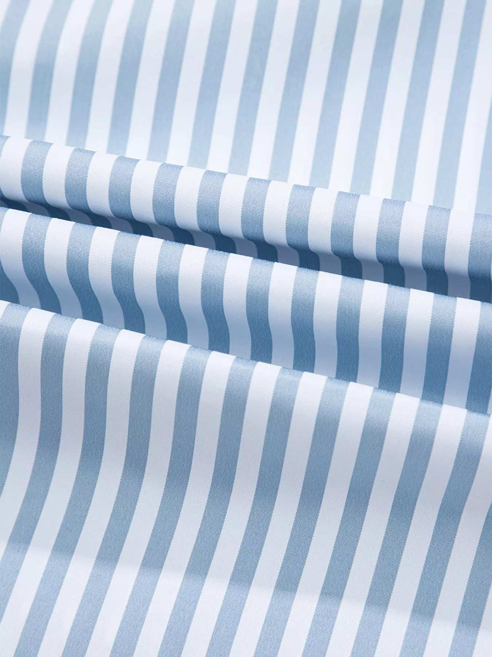 Stripe Shirred Detail Half Placket Collared Long Sleeve Shirt - Trendsi - Flyclothing LLC