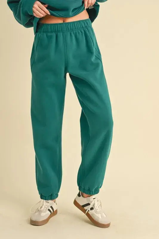 Aemi+Co Drawstring Elastic Waist Joggers - Trendsi - Flyclothing LLC