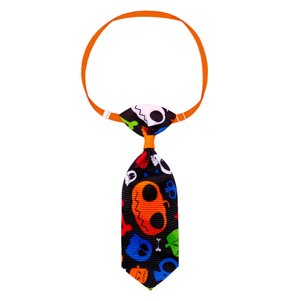 The New Wonderland Pet Halloween Series Of Halloween Skull And Necktie - My Store - Flyclothing LLC