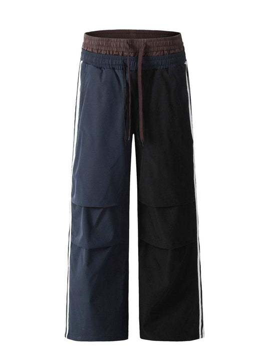Men's Double-Waisted Straight-Leg Cargo Pants - Trendsi - Flyclothing LLC
