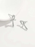 925 Sterling Silver Inland Zircon Earrings - Trendsi