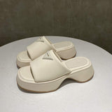 PU Leather Platform Sandals - Trendsi - Flyclothing LLC