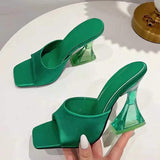 Open Toe High Heel Sandals - Trendsi - Flyclothing LLC