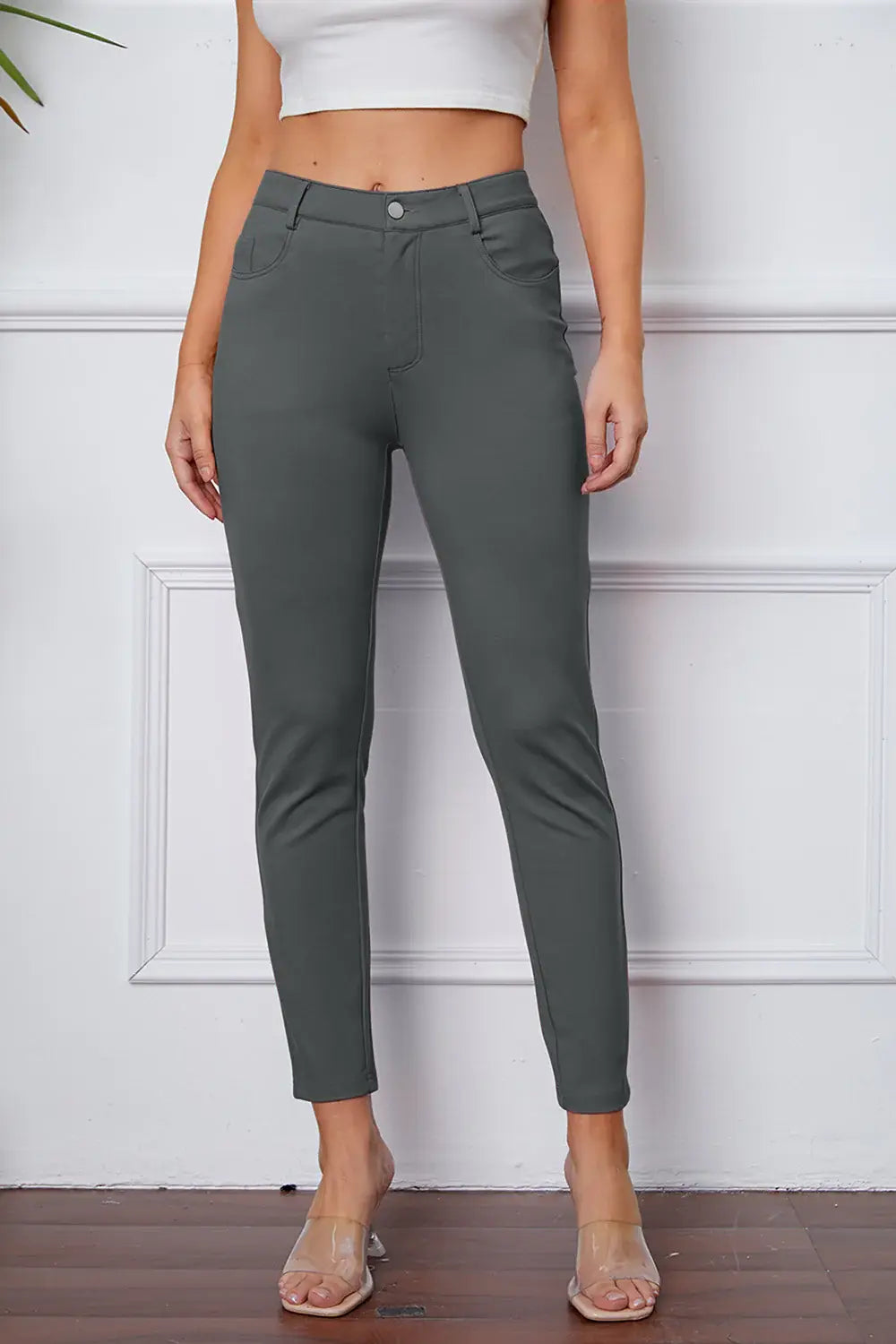 StretchyStitch Pants by Basic Bae - Trendsi - Flyclothing LLC