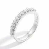925 Sterling Silver Inlaid Zircon Ring - Trendsi - Flyclothing LLC