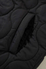 Drawstring Zip Up Hooded Vest Coat - Trendsi - Flyclothing LLC