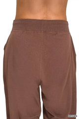 Zenana Drawstring Cotton Joggers with Pockets - Trendsi - Flyclothing LLC
