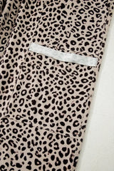 Leopard Print Wide-Leg Pants with Drawstring - Trendsi - Flyclothing LLC