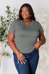 Basic Bae Full Size Round Neck Short Sleeve T-Shirt - ShopBasicbae - Flyclothing LLC