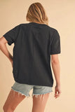 Aemi+Co V-Neck Short Sleeve T-Shirt - Trendsi