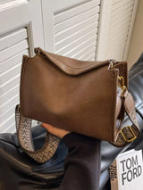 Wide Strap Crossbody Bag - Trendsi - Flyclothing LLC