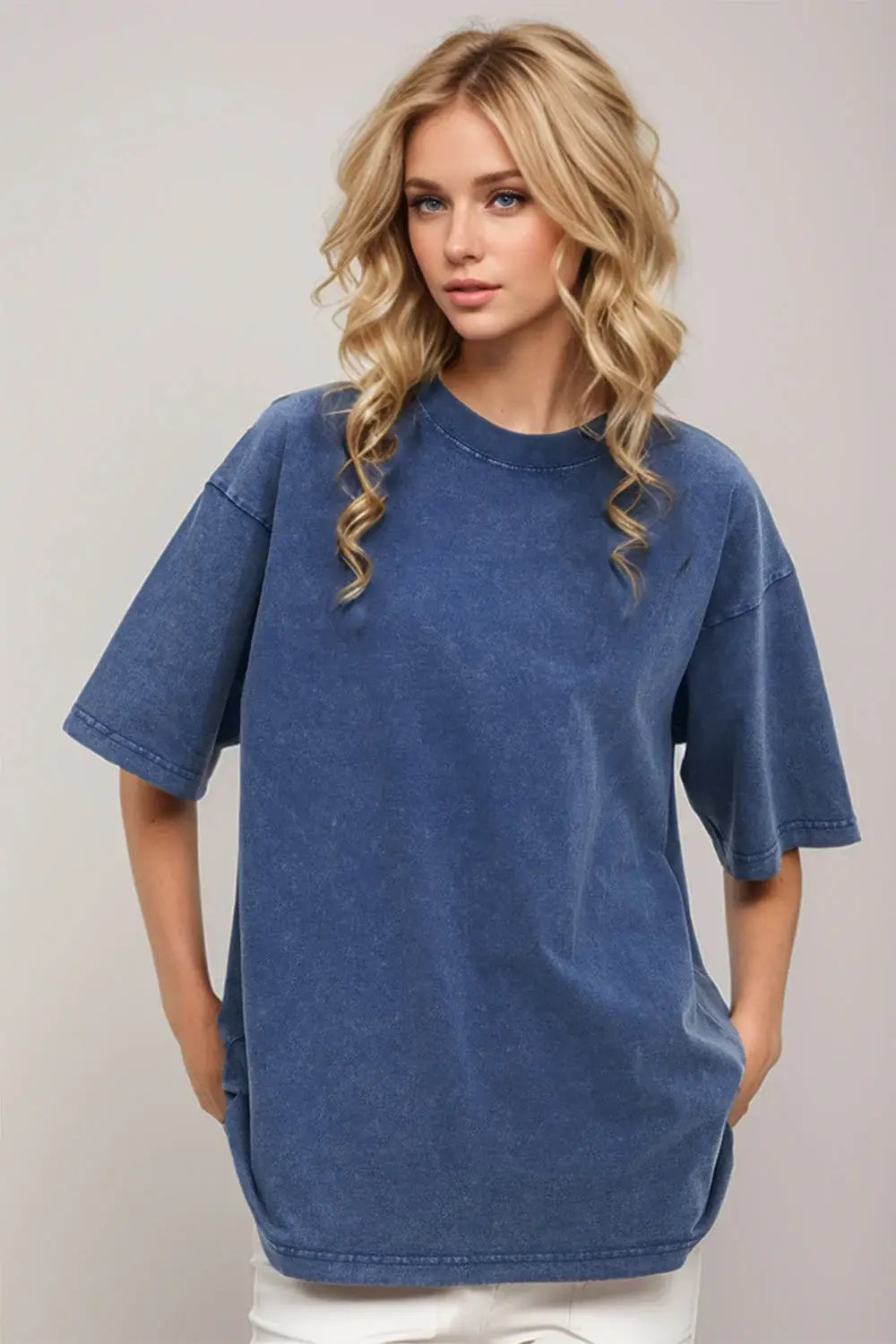 Basic Bae Round Neck Half Sleeve T-Shirt - ShopBasicbae - Flyclothing LLC