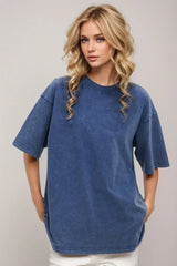 Basic Bae Round Neck Half Sleeve T-Shirt - ShopBasicbae - Flyclothing LLC
