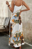 Printed Spaghetti Strap Maxi Dress - Trendsi