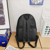PU Leather Zip Backpack Bag - Trendsi - Flyclothing LLC
