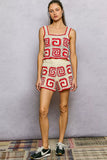 POL Handmade Crochet Cropped Tank with Granny Square Pattern - Trendsi - Flyclothing LLC