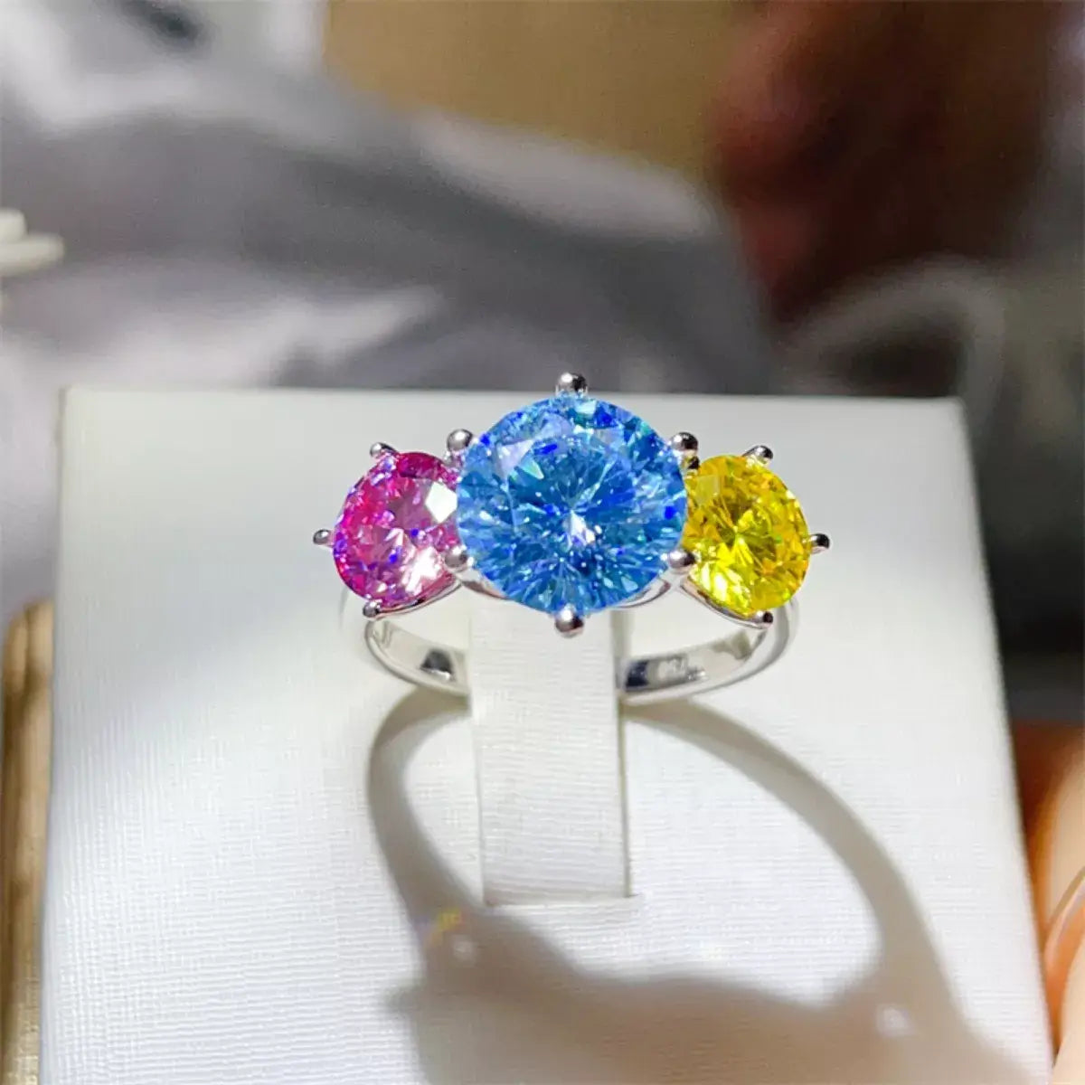 5 Carat Moissanite 925 Sterling Silver Ring - Trendsi - Flyclothing LLC