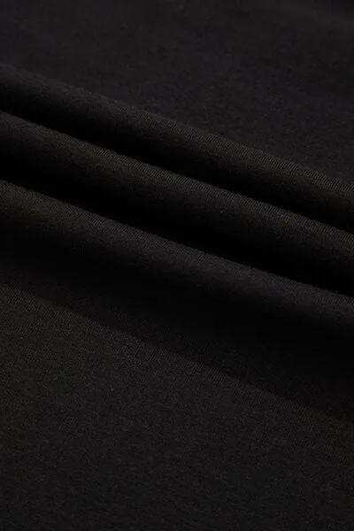 Checkered Peace Sign Round Neck T-Shirt - Trendsi - Flyclothing LLC