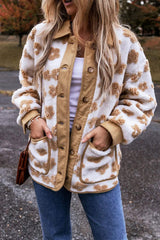 Flower Button Up Long Sleeve Jacket - Trendsi - Flyclothing LLC