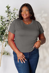 Basic Bae Full Size Round Neck Short Sleeve T-Shirt - ShopBasicbae - Flyclothing LLC