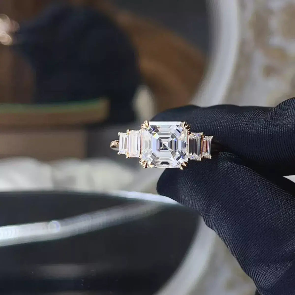 3 Carat Moissanite 925 Sterling Silver Ring - Trendsi - Flyclothing LLC
