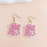 Cowgirl Hat Dangle Earrings - Trendsi - Flyclothing LLC