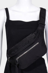 Fame Multi Pocket Nylon Crossbody Bag - Trendsi