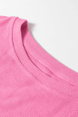 Exposed Seam Contrast Long Sleeve Sweatshirt - Trendsi - Flyclothing LLC