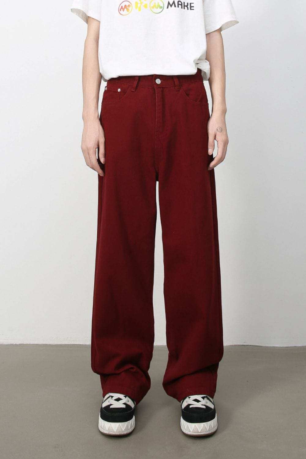 Men's Mid Rise Baggy Jeans - Trendsi - Flyclothing LLC