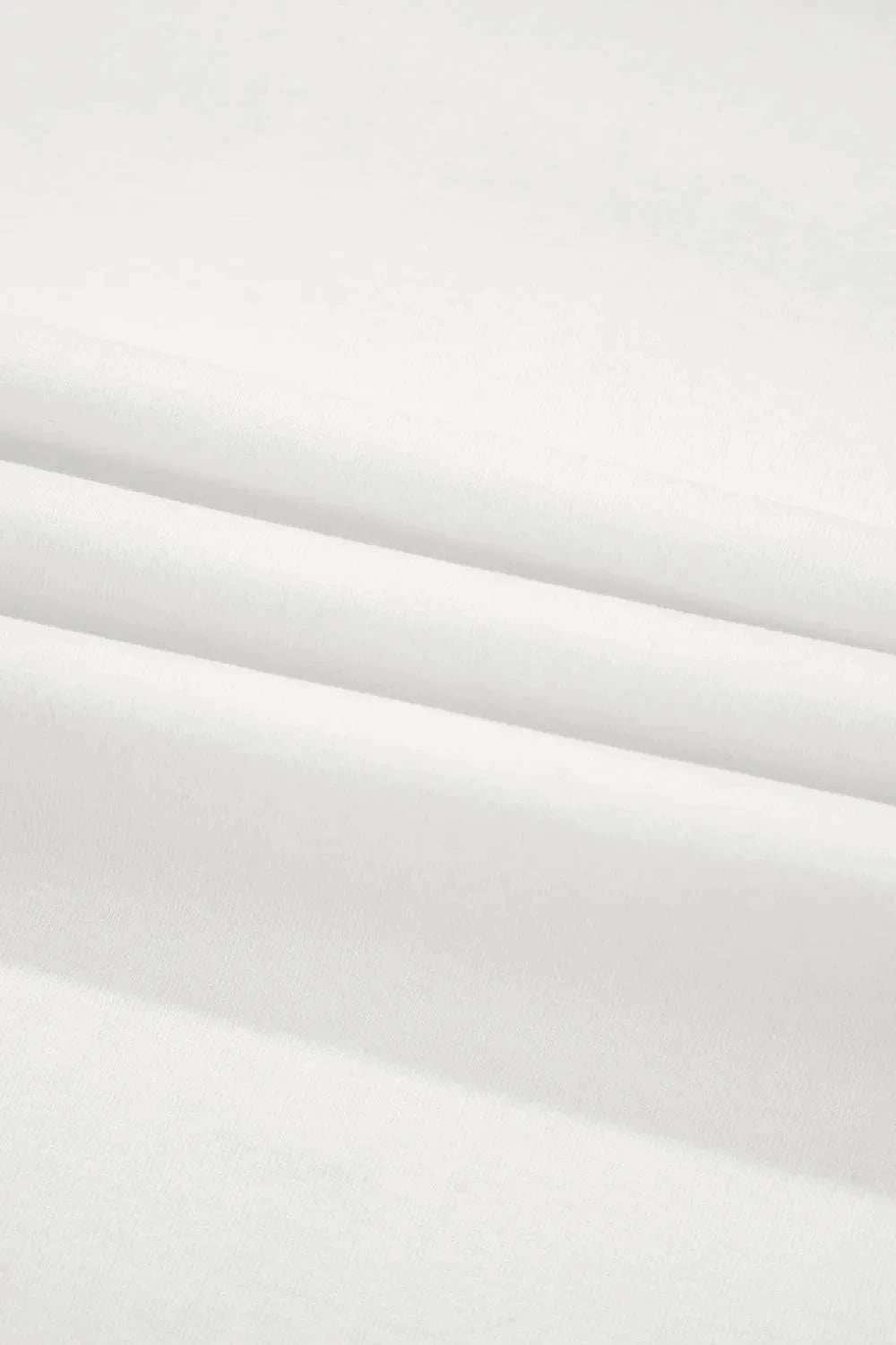 Lace Crochet Crew Neck Casual T Shirt - Trendsi - Flyclothing LLC