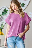 Heimish Full Size Short Sleeve Round Neck T-Shirt - Trendsi