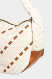 Fame Tassel Detail Weave Semi Circle Bag - Trendsi - Flyclothing LLC