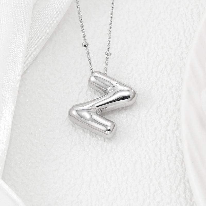 Copper Bubble Letter Pendant Necklace - Trendsi - Flyclothing LLC