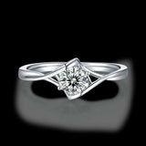 Moissanite 925 Sterling Silver Ring - Trendsi - Flyclothing LLC