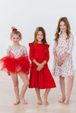 Merry & Bright 3/4 Sleeve Pocket Twirl Dress - Mila & Rose ®