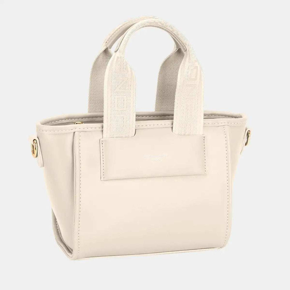 David Jones Small Handbag with Embossed Pattern Handles - Trendsi - Flyclothing LLC