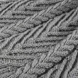 Cable Knit Solid Color Hat with Pompom - Trendsi - Flyclothing LLC