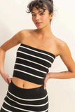 HYFVE Striped Knit Tube Top - Trendsi - Flyclothing LLC