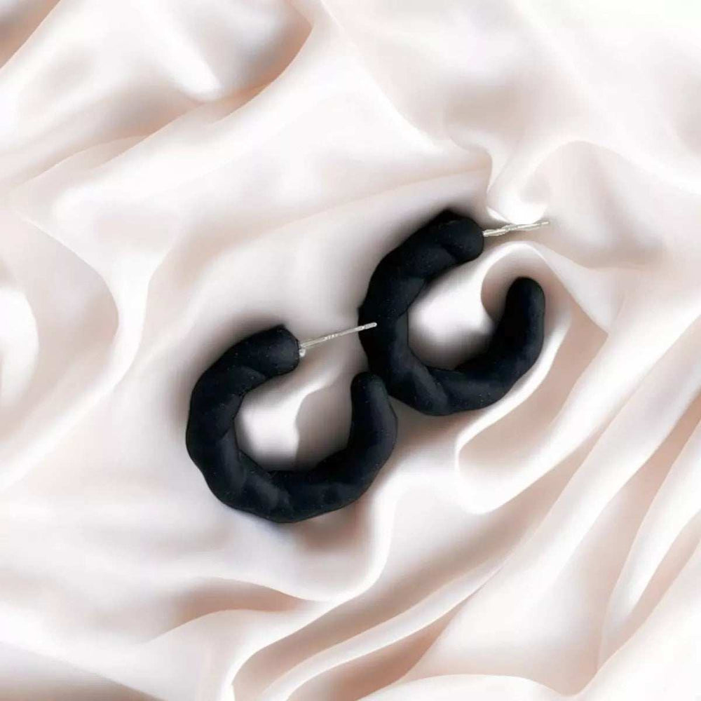 Acrylic C-Hoop Earrings - Trendsi - Flyclothing LLC