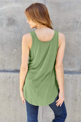 Basic Bae Bamboo Full Size Round Neck Tank - Trendsi - Flyclothing LLC