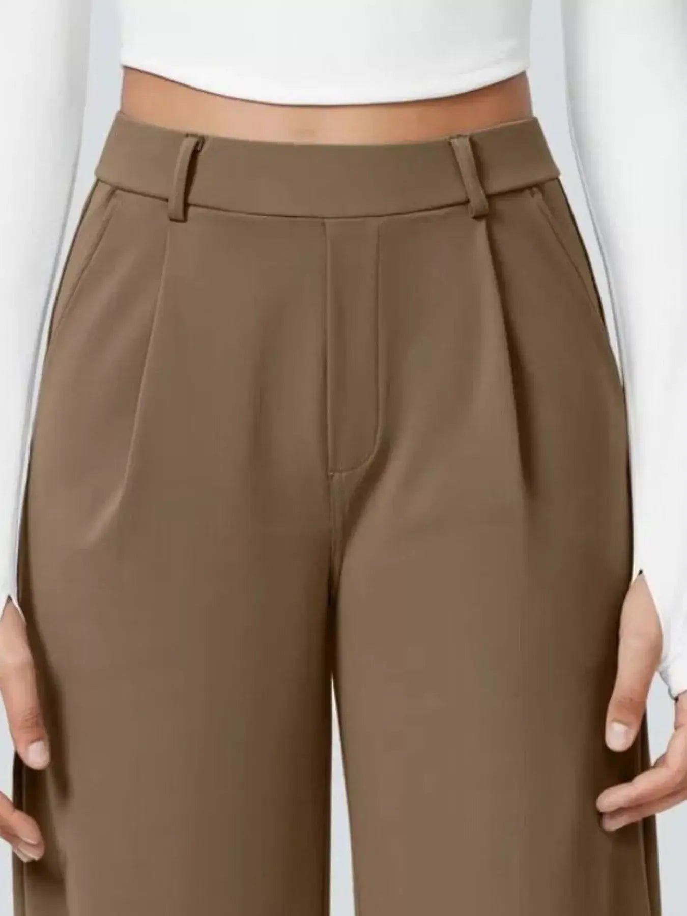 Wide Leg Pants - Trendsi - Flyclothing LLC