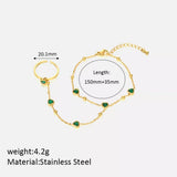 18K Gold-Plated Chain Bracelet - Trendsi - Flyclothing LLC