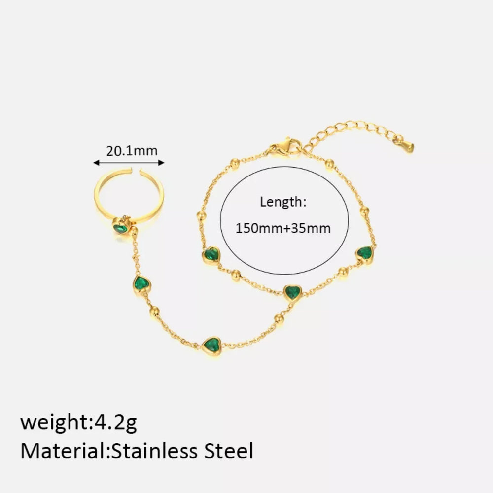 18K Gold-Plated Chain Bracelet - Trendsi - Flyclothing LLC