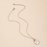 Halloween Cute Ghost Pendant Necklace - Trendsi - Flyclothing LLC