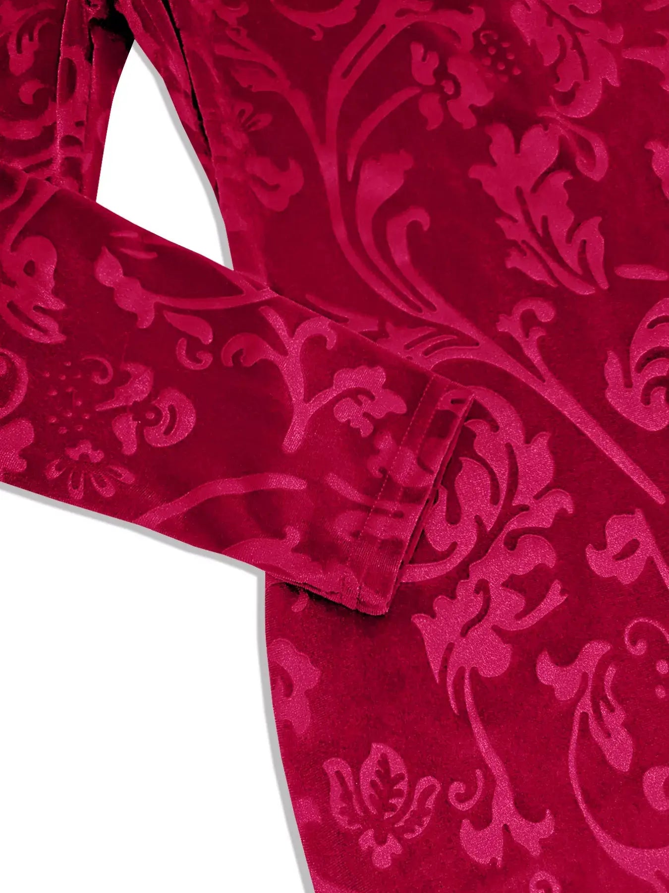 Velvet Floral Bodycon Mini Dress - Trendsi - Flyclothing LLC