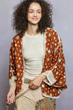 POL Open Front Floral Pattern Crochet Cardigan - Trendsi - Flyclothing LLC