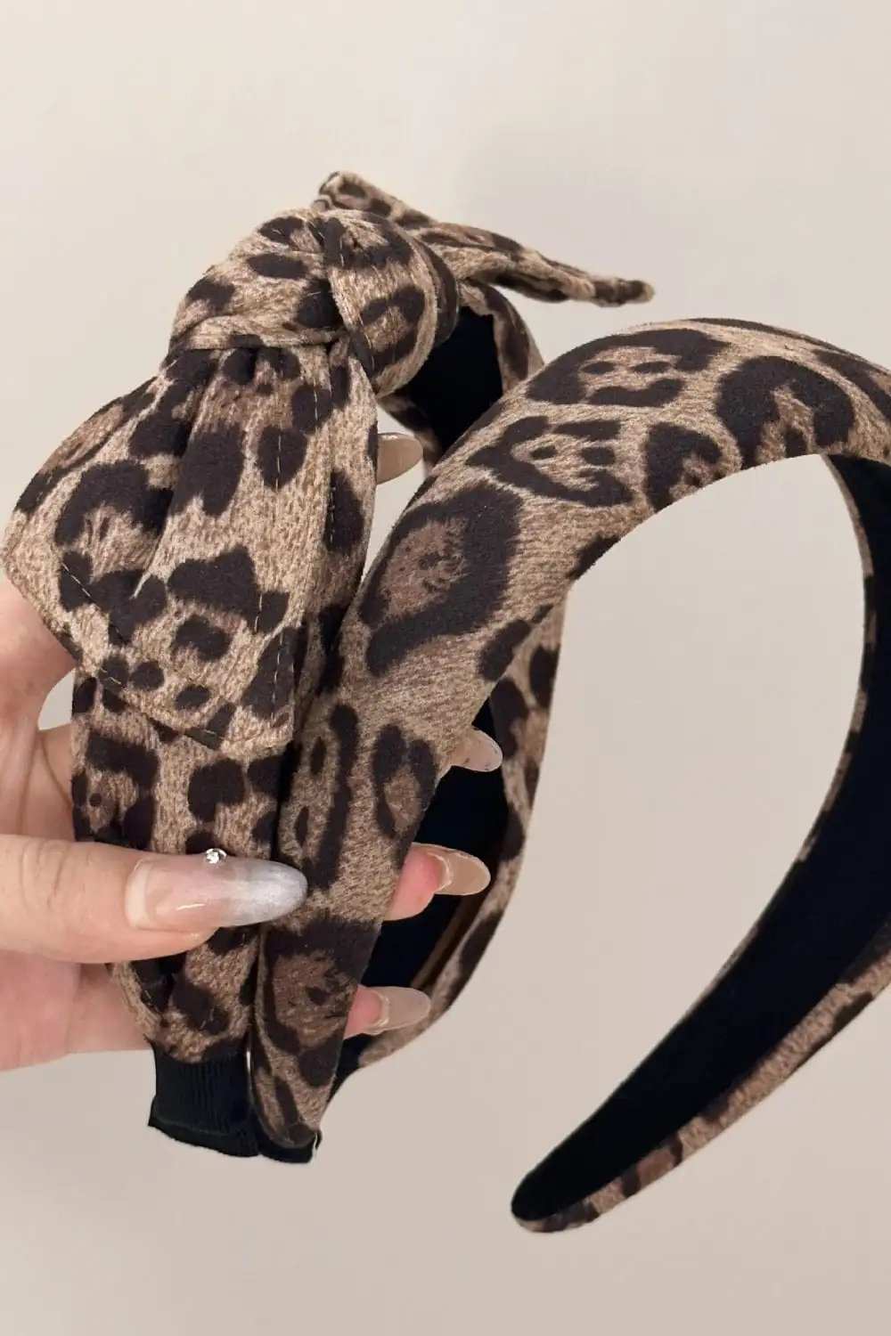 Leopard Polyester Wide Headband - Trendsi - Flyclothing LLC