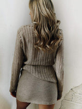Button Up Long Sleeve Cardigan - Trendsi - Flyclothing LLC
