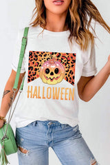Graphic Round Neck Short Sleeve T-Shirt - Trendsi - Flyclothing LLC